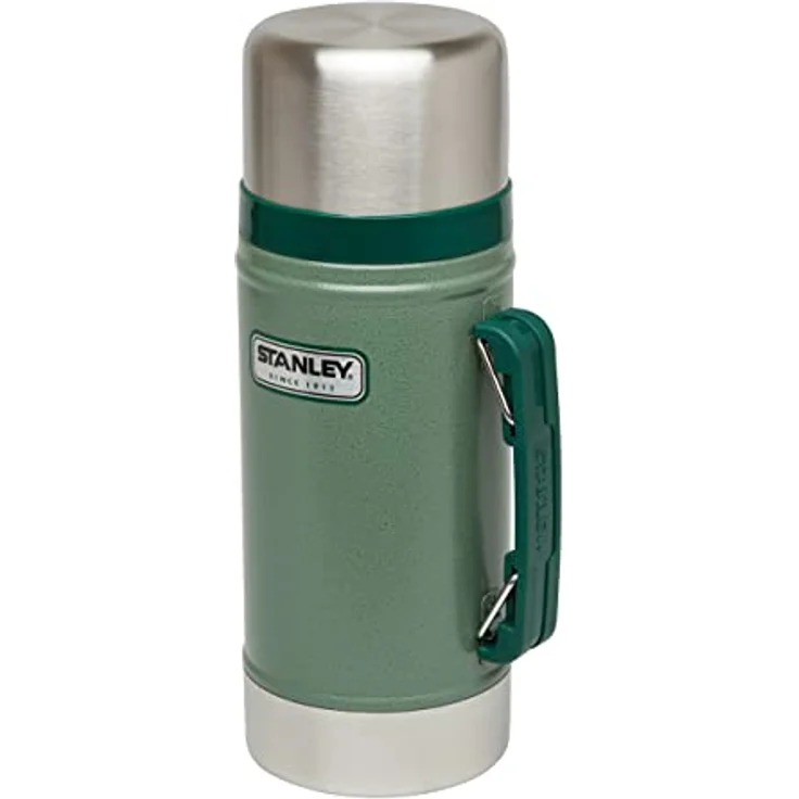 Stanley Legendary Classic Vakuum-Speisebehälter 0.7 L, Hammertone Green, 18-8 Edelstahl, mit Becher, Auslaufsicher, Food Container Thermobehälter Lunchbox – Bild 2
