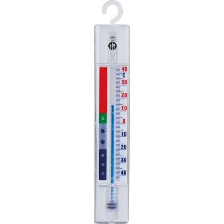 HENDI Kühlschrankthermometer, Thermometer, Digital Khülschrank, Wasserdicht, mit Aufhängehaken, Temperaturbereich von -40 bis 40 °C. Graduierung 1°C, 23x150x(H)9mm – Bild 2