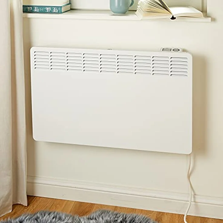AEG Wandkonvektor WKL 2005 für ca. 20 m², 2000 W, 5-30 °C, wandhängend, LC-Display, Wochentimer, Metall, Ökodesign 2018, 236535, Konvektor – Bild 9