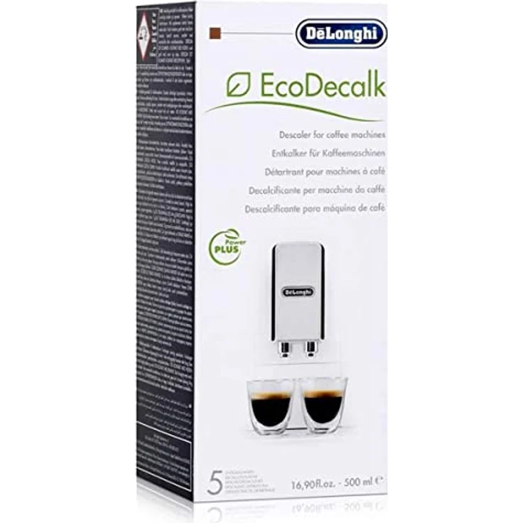 De'Longhi Entkalker EcoDecalk für Kaffevollautomaten, 2x 500 ml, DLSC500 – Bild 2