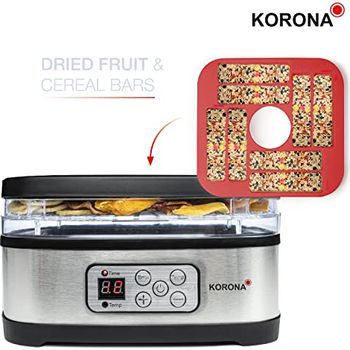 Dörrautomat Elektrisch Mit 4 Tabletts - Obst, Gemüse & Kräuter Selber Dörren