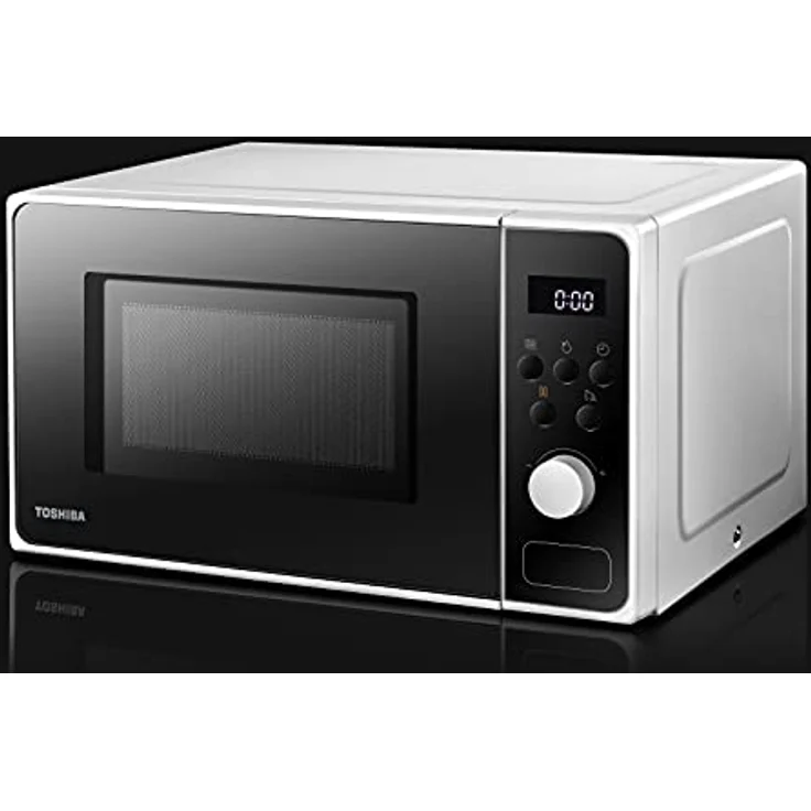 Toshiba MM2-AM23PFWH Mikrowelle, Standgerät, 800 Watt, 23 Liter Garraum, schwarz – Bild 5