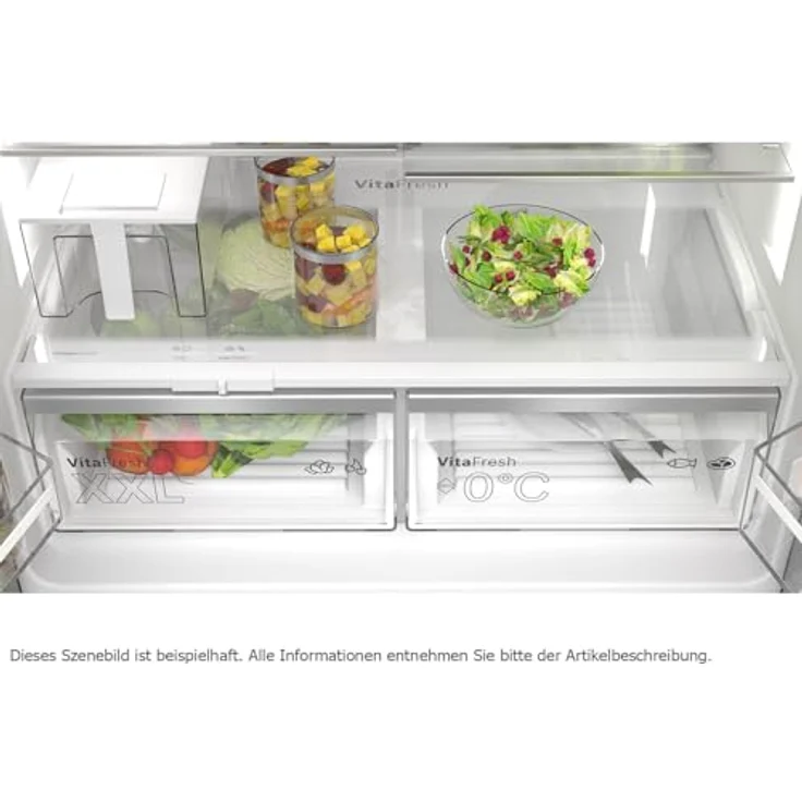 Bosch KFI96AXEA, Side-by-Side Kühl-Gefrier-Kombination, 183 x 90.5 cm, gebürsteter schwarzer Stahl, VitaFresh <0°C> – Bild 7