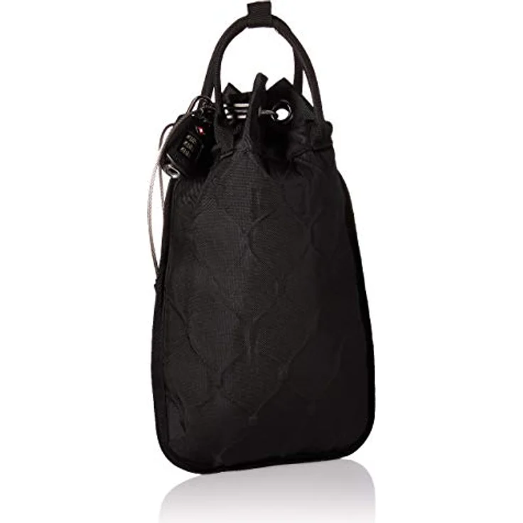Pacsafe Travelsafe 3L GII - Mobiler Safe mit TSA-Zahlen Schloß, Trage-Tasche mit Anti-Diebstahl Technologie, 3 Liter Volumen, Schwarz/Black – Bild 2