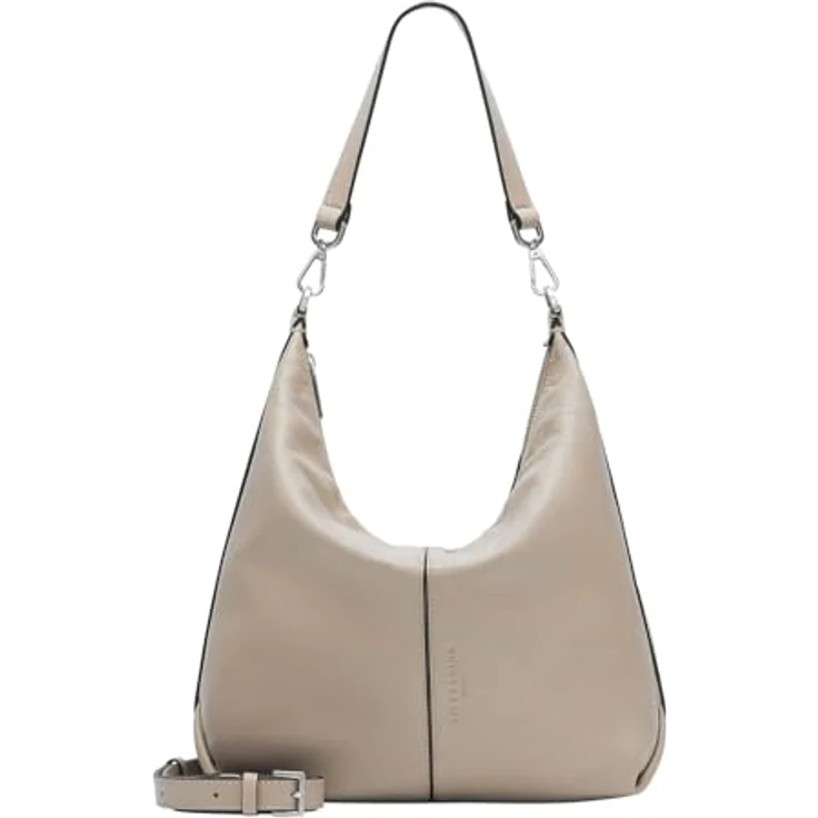 Liebeskind Berlin Hobo Bag PARIS, elegante Handtasche aus weichem Lammleder, Beige – Bild 1