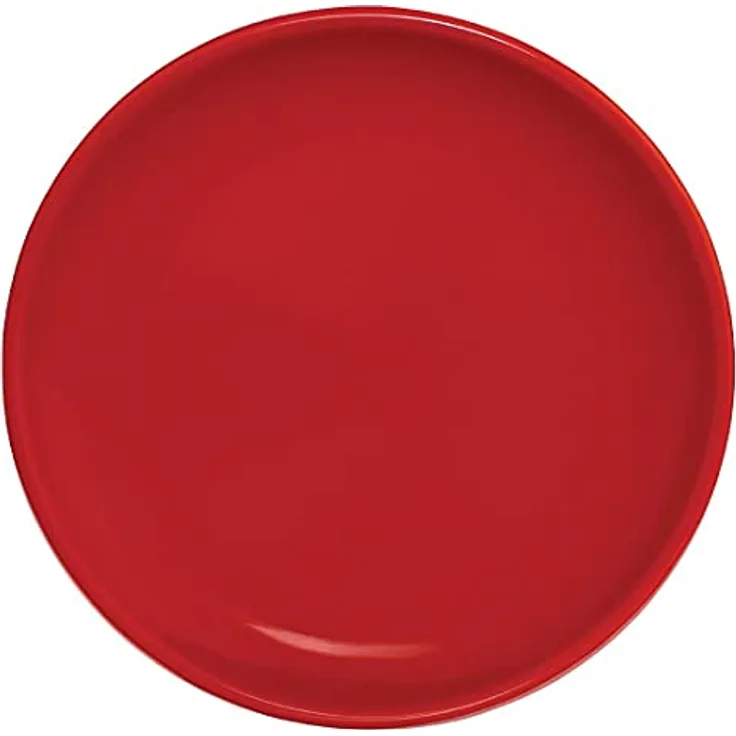 Olympia Cafe Coupe Plate Red - 205mm 8" (Box 12)