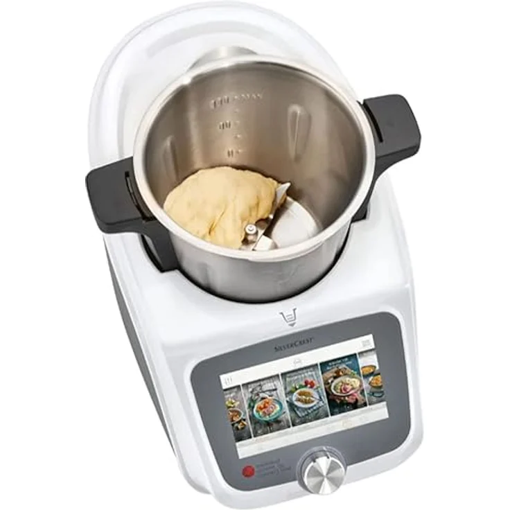SILVERCREST Monsieur Cuisine connect trend »SKMC 1200 F6« 800W, 7 Zoll Farbdisplay, Weiß – Bild 2