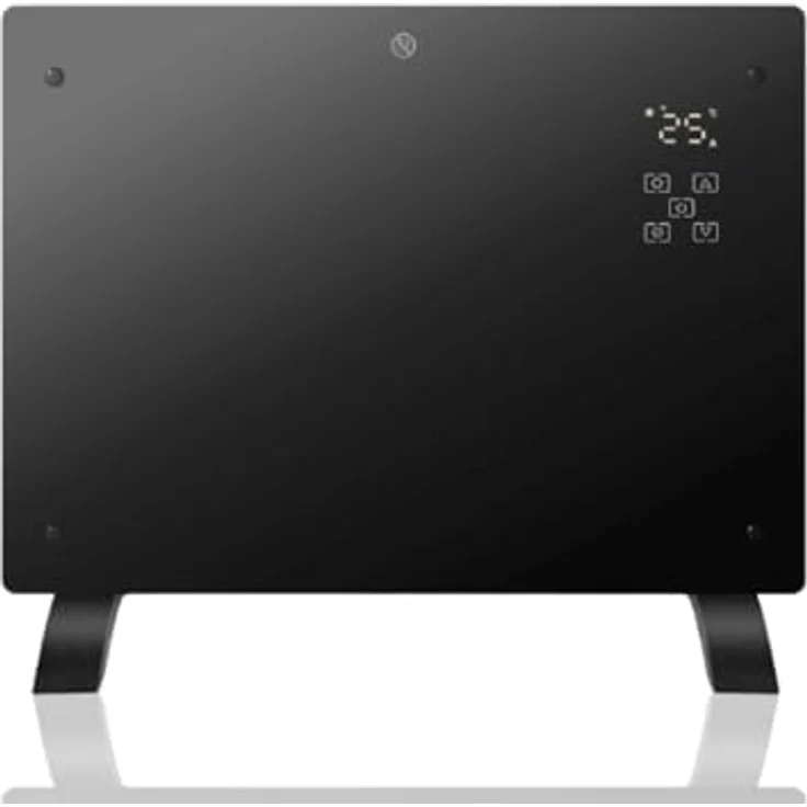 BEST DIRECT Power Smart Heater Elektroheizung, 1500 W Konvektor Heizung - Energiesparend mit App-Control, Heizung Elektrisch - Gehärtetes Glas, WLAN-Steuerung, LED-Display - Thermostat & Timer, Freistehend & Wandmontage. – Bild 4