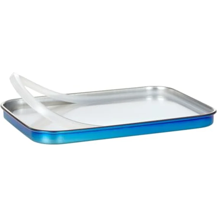 LÄSSIG Bold Lunchbox aus Edelstahl, spülmaschinenfest, blau/lila, 17 x 12,5 x 6 cm – Bild 4