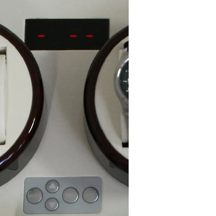 Uhrenbeweger Schaukasten Vitrine 10 Uhren Watch Winder Braun – Bild 5