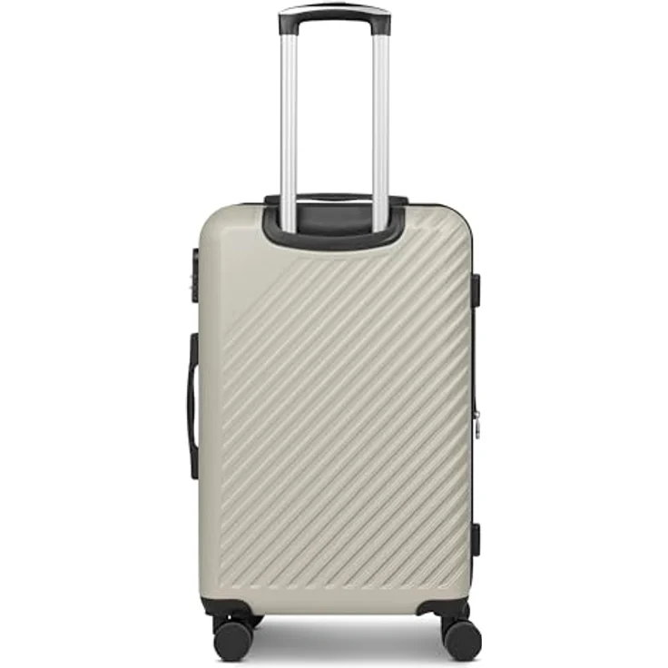 Check in Paradise 2.0 Koffer, mittelgroßer Trolley (44,5 x 27 x 68 cm) aus stoßfestem ABS, erweiterbar mit Teleskopgriff, 74 Liter Volumen, für Damen und Herren – Bild 3