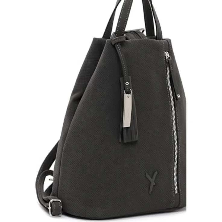 Suri Frey SFY Romy City Rucksack, 33 cm, grau, 100% Polyester, 30 cm x 18 cm x 33 cm – Bild 7