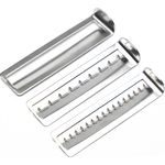 Mixcover 3er Messerset für Mixcover Spiralschneider, kompatibel mit Thermomix TM6/TM5/TM31, Spaghettibreite, Bandbudelbreite, Scheibe