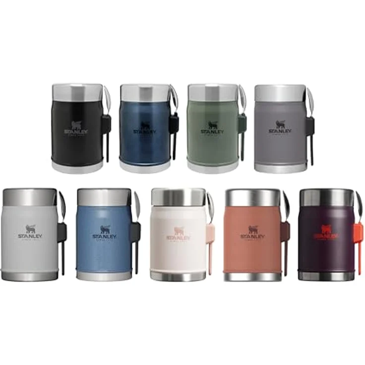 Stanley 1913 Legendary Food Jar + Spork, 0,4 Liter, doppelwandige Edelstahl-Vakuumisolierung, auslaufsicher, violett – Bild 10