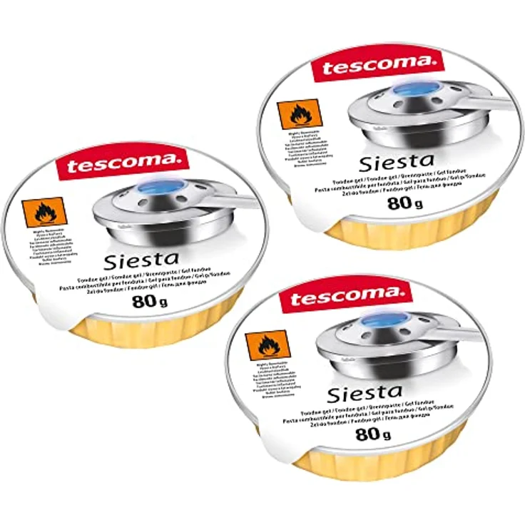 Tescoma 707050 Siesta Brennpaste Fondue 3 teilig – Bild 1