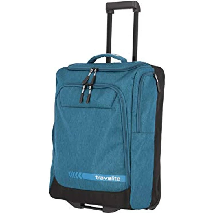 travelite Trolley Reisetasche Größe S Handgepäck, Gepäck Serie KICK OFF: Praktische Reisetasche mit Rollen für Urlaub und Sport, 55 cm, 44 Liter – Bild 1