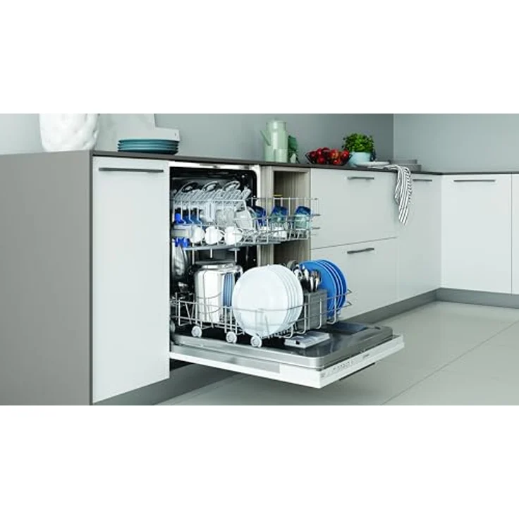 Indesit IN2IE14CNP80, Voll integrierter Geschirrspüler für 14 Maßgedecke, 60 cm, 49 dB, Energieeffizienzklasse E – Bild 5