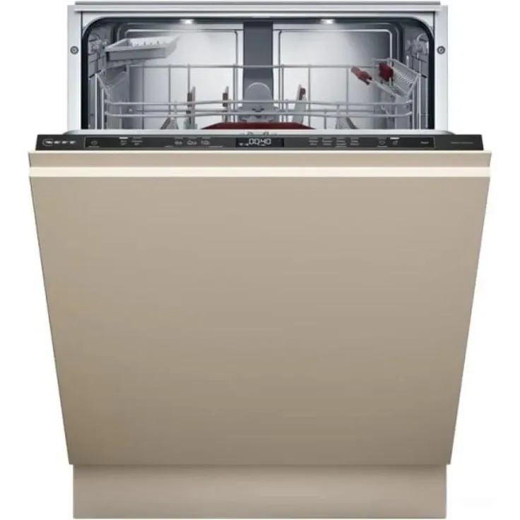 Neff N 70 S197EB802E, Voll integrierbarer Geschirrspüler, 60 cm, Energieeffizienzklasse A, Schwarz, 13 Maßgedecke, 42 dB