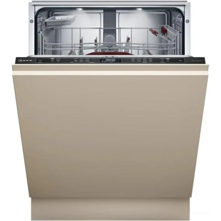 Neff N 70 S197EB802E, Voll integrierbarer Geschirrspüler, 60 cm, Energieeffizienzklasse A, Schwarz, 13 Maßgedecke, 42 dB