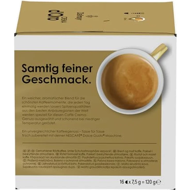 Nescafé Dolce Gusto Dallmayr Crema d´Oro, Kaffee, Kaffeekapsel, 3er Pack, 3 x 16 Kapseln – Bild 4