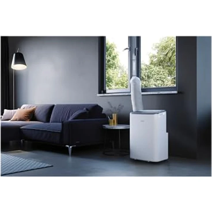 AEG Chillflex Pro AXP26U338CW mobiles Klimagerät (LED Display, Touch-Buttons, Fernbedienung, 30-40 m², Kühlfunktion, Ventilator, Entfeuchtungsfunktion, Automatik, weiß-silber-schwarz) – Bild 8