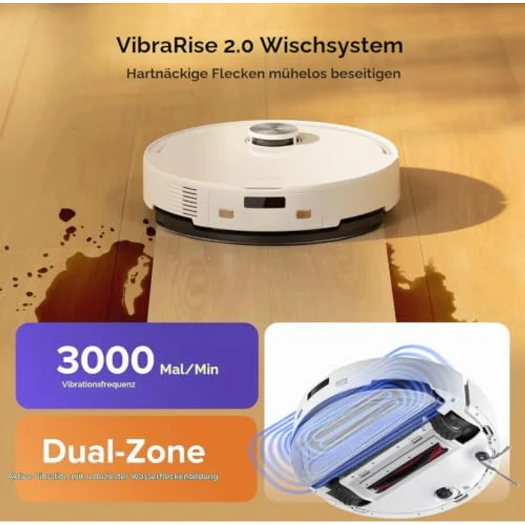 Roborock Q10VF02-00, Nass-Trocken-Saugroboter mit vielseitiger Reinigungstechnologie – Bild 5