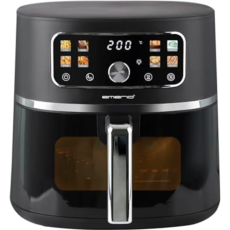 Emerio Heißluftfritteuse AF-133253.1 mit 5,7L, Farb-Display & Sichtfenster – Bild 7