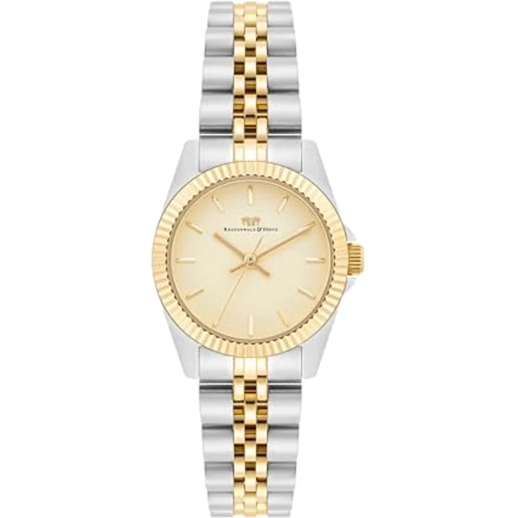 Rhodenwald & Söhne Damen Uhr 10010487, Analog Quarzwerk mit Bicolor Edelstahl Armband Silber/Gold, Wasserdicht bis 5 ATM – Bild 1