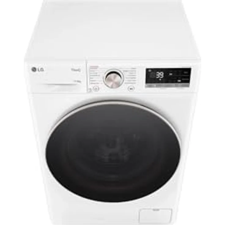 LG D4R7011TSWG Waschtrockner Freistehend, 11 kg Wasch- und 6 kg Trockenkapazität, 1400 U/min, Inverter Direct Drive, Schwarz-Weiß, Energieeffizienzklasse D – Bild 9