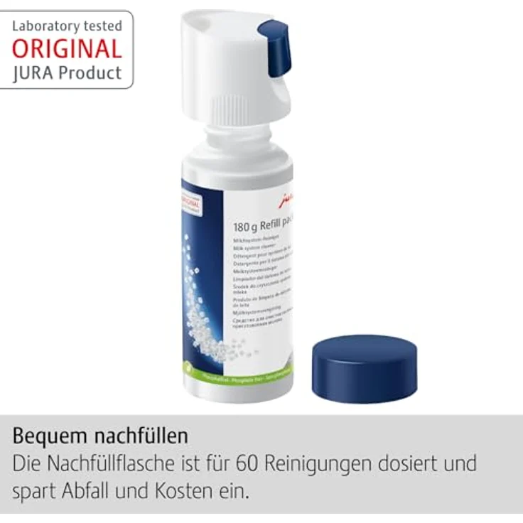 JURA Milchsystemreiniger Mini-Tabs Nachfüllflasche 180g – Bild 3