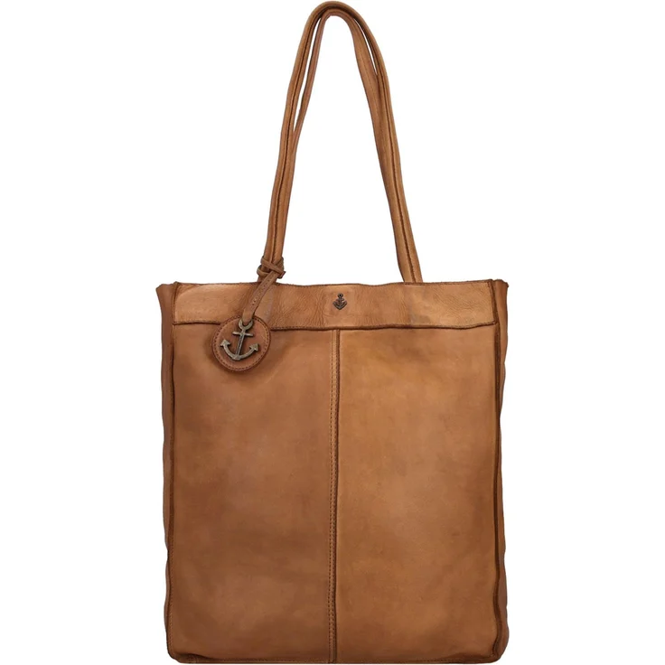 Harbour 2nd Anchor Love Elbe 1 Shopper Tasche Leder 29 cm, Braun