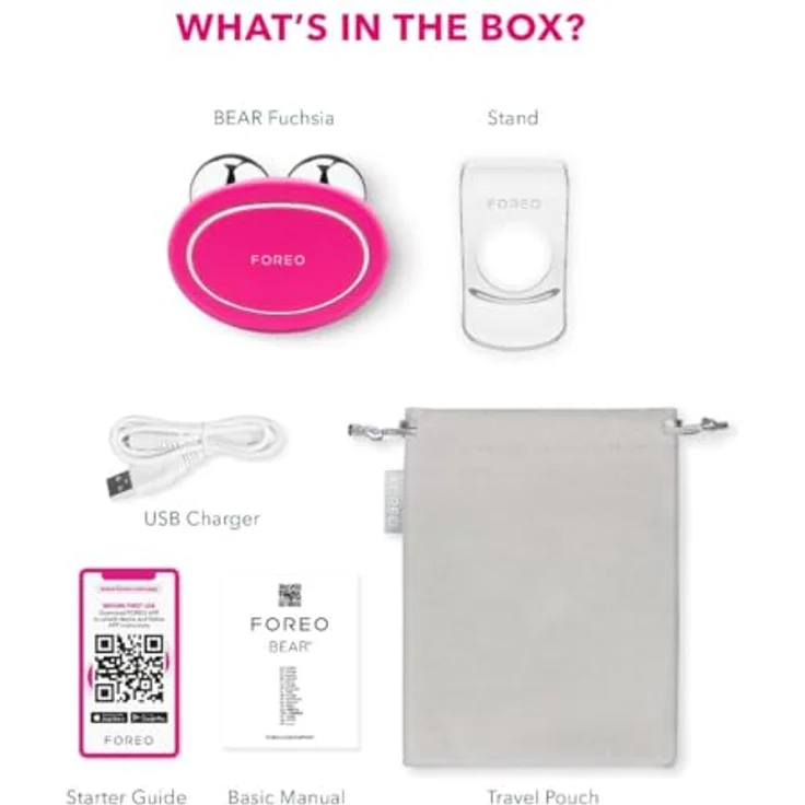 Foreo BEAR Fuchsia Gesichtsstraffung Massagegerät 1 Stück – Bild 6