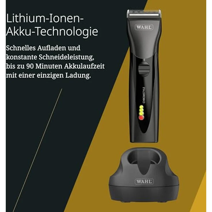 Wahl Chromstyle Cordless Hair Clipper - 0,7-3mm abnehmbare Klingen, bis zu 90 Minuten Laufzeit – Bild 3