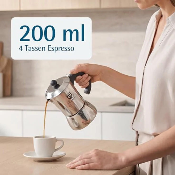 GRÄWE Espressokocher für 4 Tassen – Bild 4