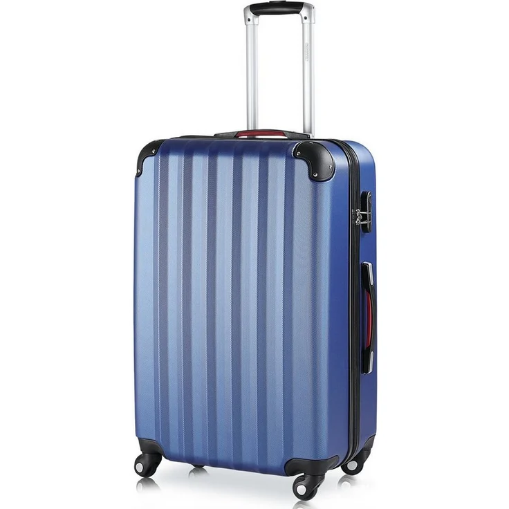 Deuba Hartschalen-Trolley, Baseline Handgepäck ABS Hard Case, 4 gummierte Rollen - Preisvergleich