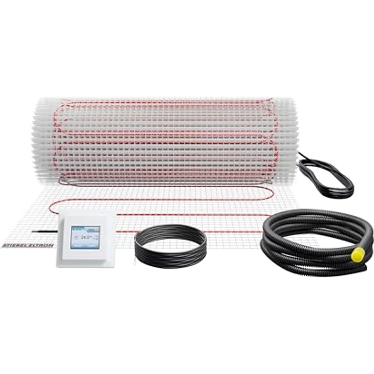 STIEBEL ELTRON FTM 100/2 Set Plus, elektrische Fußbodenheizung für große Flächen, Komplettset 2 m², 100 W/m², EAN 4017212056653 – Bild 1