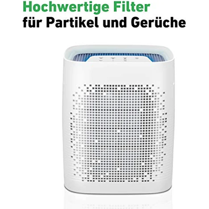 IDEAL Luftreiniger AP35 bis zu 45m² mit HEPA Filter und Geruchsfilter, CADR 330m³-h gegen Feinstaub, Pollen, Allergene, Bakterien, Schimmelsporen, Zigarettenrauch, Gerüche - ideal für zuhause – Bild 5