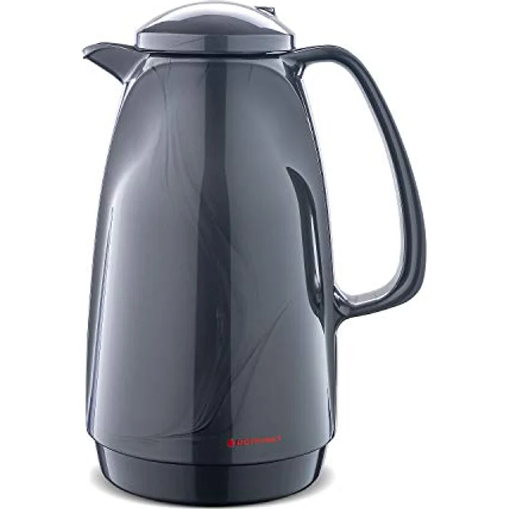 ROTPUNKT Isolierkanne 227 BELLA, 1,5 l titan, Glaseinsatz, BPA-frei, lange Isolierung – Bild 3