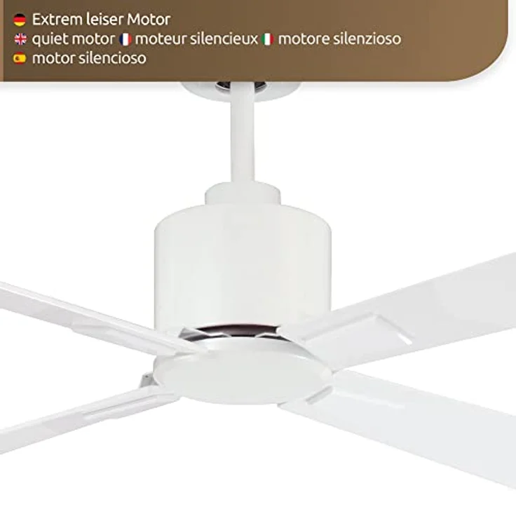 Beacon Deckenventilator Airfusion Climate DC Weiß 132 cm – Bild 4