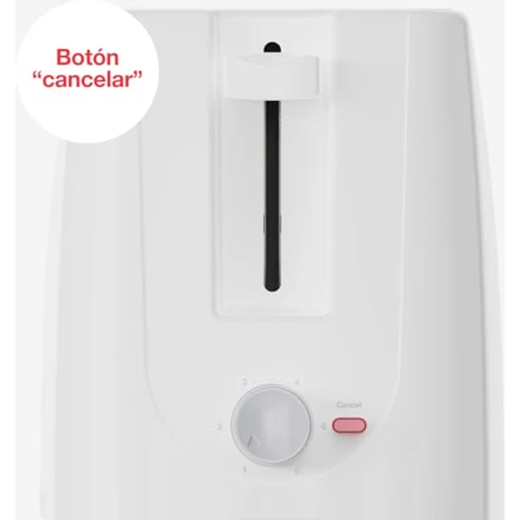 Solac Mini-Toaster Buon Giorno 750W in Weiß | 2 Schlitze für Toastbrot | 6-stufiger Bräunungsregler | Selbstzentrierungssystem | Herausnehmbare Krümelschublade | Kabelaufbewahrung – Bild 3
