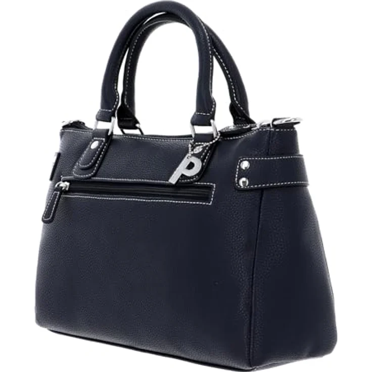 Picard Loire, Handtasche in Blau mit großzügigem Stauraum und verstellbarem Schulterriemen – Bild 5