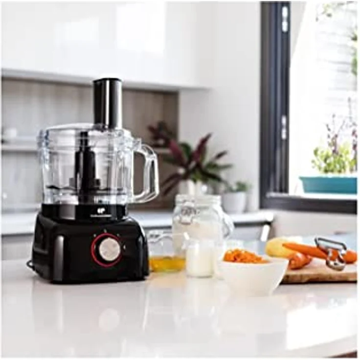 CONTINENTAL EDISON CERM600B Multifunktionsroboter, 600 Watt, elegante schwarze Edelstahlküchenmaschine für vielseitige Zubereitungsmethoden – Bild 5