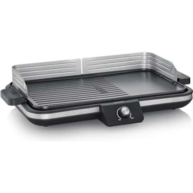 Severin Tischgrill PG 8564, 2.3 W, Leistung 2.300 Watt, Aluminium-Druckguss, mit LED Lichtring. – Bild 6