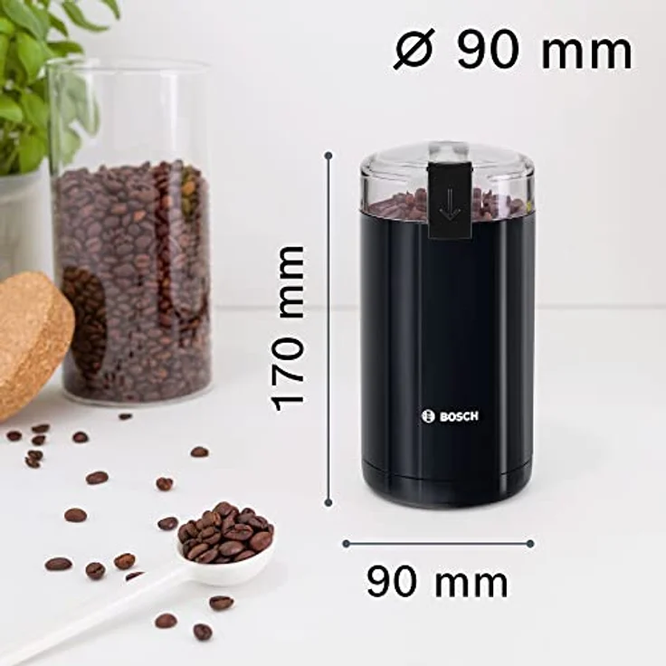 Bosch Hausgeräte TSM6A013B Kaffeemühle, Schwarz – Bild 3