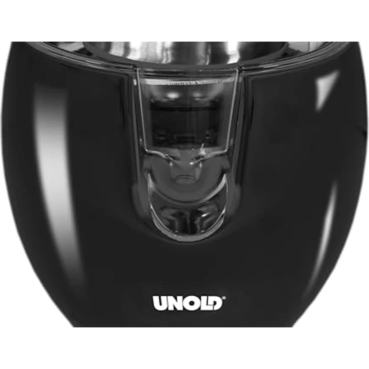 Unold 78135 Zitruspresse Power Juicy, 300W Motor, Saftstopp-Auslauf, komplett zerlegbar (Schwarz) – Bild 3