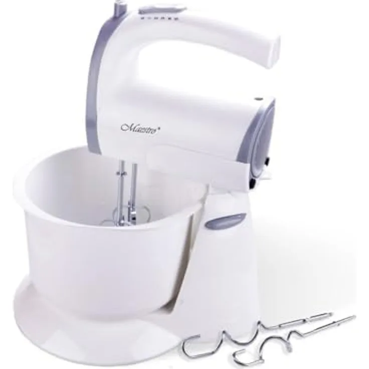 Feel-Maestro MR555NEW, Handmixer, Grau, Weiss