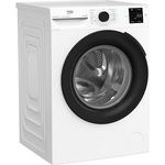 Beko BM3WFU3841X freistehende Waschmaschine, 8 kg, EnergySpin, Dampffunktion, Hygiene+, Coldwash, Weiß