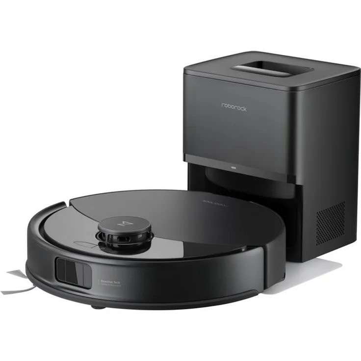 Roborock Q7 Max Saugroboter, 10000 Pa Saugleistung, Vollgummibürste, Dual Anti-Tangle-System, ReactiveTech-Hindernisvermeidung, 5200 mAh, PreciSense® LiDAR-Navigation, Roborock App