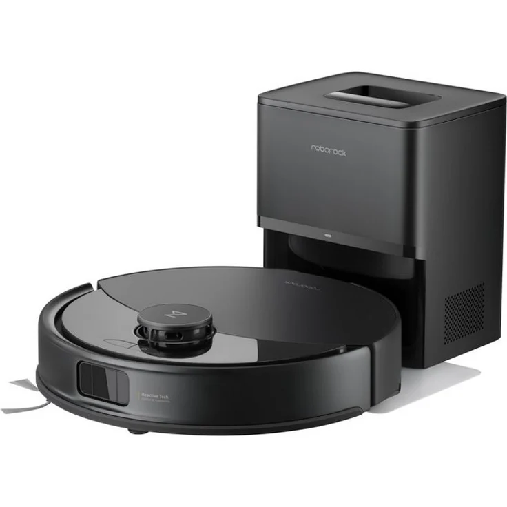 Roborock Q7 Max Saugroboter, 10000 Pa Saugleistung, Vollgummibürste, Dual Anti-Tangle-System, ReactiveTech-Hindernisvermeidung, 5200 mAh, PreciSense® LiDAR-Navigation, Roborock App