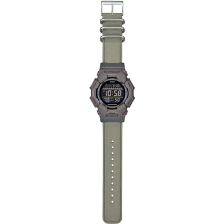Casio G-Shock Classic Digital-Herrenuhr, braun, digitale Anzeige, Alarm, Stoppuhr, Beleuchtung, Quarzwerk, Kunststoffarmband – Bild 5
